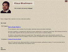 Tablet Screenshot of klaus-moellmann.de